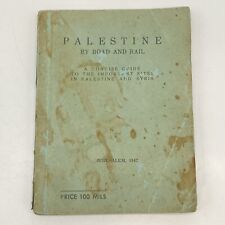 Palestine By Road And Rail 1942 picture