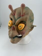 Vintage 2002 The Paper Magic Group Alien Horned Goggly Eyed  Halloween Mask picture