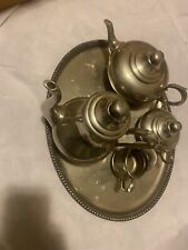 Vintage William Roberts Pewter Tea/Coffee Set- 5 Pieces (Very Heavy ) picture