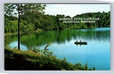 Dodgeville WI-Wisconsin, Governor Dodge State Park, Antique Vintage Postcard picture
