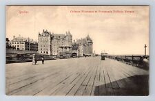 Quebec City Quebec-Canada, Chateau, Promenade Dufferin Terrace Vintage Postcard picture