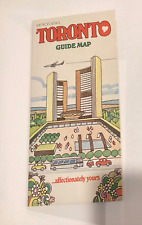 Metropolitan Toronto Canada Map Brochure Guide F4 picture