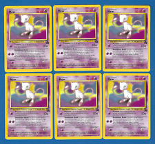 LOT OF 6 MEW 2000 POKEMON LEAGUE BLACK STAR UNPLAYED PROMO CARDS #8 NM-MT picture