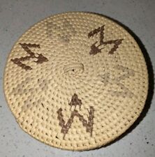  Native American Style Woven Basket, 8 Inch picture