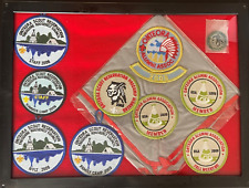 BSA Onteora Scout Reservation Framed Assorted Patch Set picture