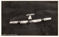 Deutsche Luft Hansa Junkers F-13 Airplane Circa 1930 Vintage Postcard picture