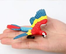Scarlet Macaw Bird Animal Toy PVC Action Figure Kids Toys Party Gifts picture