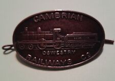 Cambrian Railways Pre 1922 Badge. Vintage/Collectible  picture