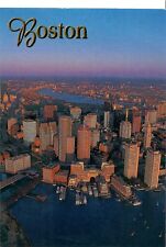 NEW Postcard Boston skyline 4x6 Massachusetts Postcrossing Unposted  picture