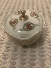 Antique R.C. Rose that Bavaria Collar And Button Lidded Trinket Dish picture