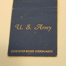 Vintage US Army The Diamond Match Co. Matchbook picture