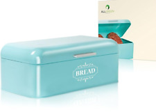 AllGreen Vintage Bread Box Container for Kitchen Counter Decor Stainless Steel M picture