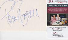 Pierce Brosnan vintage signed 3x5 index card JSA picture