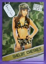 BenchWarmer 2015 Signature Series Shelby Chesnes Silver Foil Boot Camp Card #04 picture