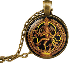 Dancing Shiva Pendant - Nataraja Necklace, Cosmic Dancer, Spiritual Jewelry picture