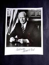 Gerald Ford 38th President of USA Signed 8 X 10