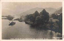 Head of Ullswater Steamer Pier Penrith England UK c1920 Real Photo RPPC picture