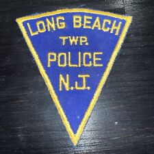 Long Beach Township Island Police Patch Vintage LBI NJ New Jersey picture