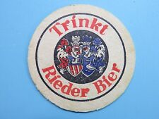 Beer Brewery Coaster ~ Schussenrieder Brauerei Ott Trinkt Rieder Bier ~ GERMANY picture