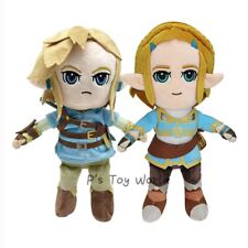 2PCS Link Zelda Princess 28-30CM Breath Of The Wild Plush Doll Figure Toy picture