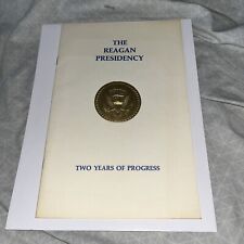 1982 Rare Midterm Pamphlet: The Ronald Reagan Presidency: Two Years of Progress picture