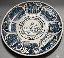 Whitesboro NY New York 1963 KEETLESPRINGS Sesquicentennial Ceramic Plate picture