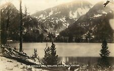 c1910 RPPC Postcard: Aneroid Lake, Wallowa Lake Park OR Pacific Photo Co. picture