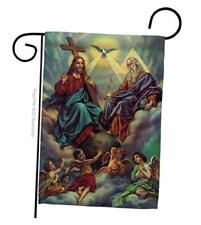Ornament Collection The Holy Trinity Garden Flag Religious Faith Hope Grace  picture