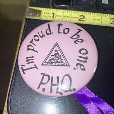 Vintage Pin - P.H.O.  - I'm Proud to be one picture