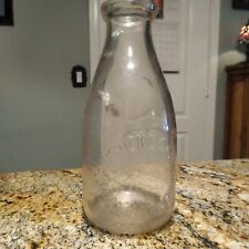 Vintage Patrick's Dairy Miami Arizona Embossed 1 Quart  Liquid Glass Milk Bottle picture