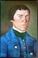 1967 “New England Faces – Man” Anonymous, c. 1790, Folk Art, Fenimore House, NY  picture