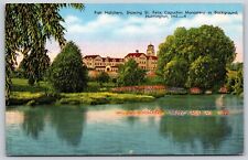 Postcard Fish Hatchery, St Felix Capuchin Monastery, Huntington IN B80 picture