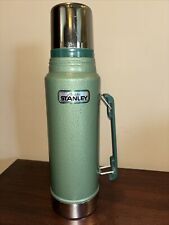 Vintage USA Aladdin STANLEY Green Chrome 1 Quart Thermos Complete ~ No. A-944DH picture