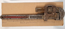 Vintage Genuine Stillson 14 Inch Pipe Wrench Walworth Made In USA Works Great picture