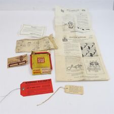 VINTAGE STEWART PRODUCT PAERS BOX TAGS TACHOMETER INSTRUCTIONS COLLECTIBLES picture