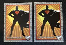 1993 Return Of Superman Promo Case Card #0 Lot Of 2  picture