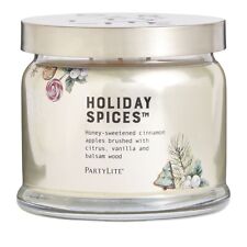 Partylite HOLIDAY SPICES SIGNATURE 3-wick JAR CANDLE  BRAND NEW picture