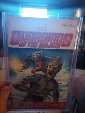 Guardians Of The Galaxy Blank cover with original sketch Hand Drawn Marvel picture