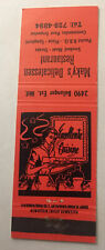 Vintage Matchbook Cover Matchcover Maky’s Delicatessen Restaurant Montreal Canad picture