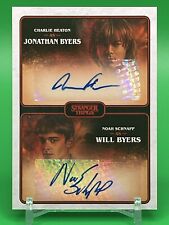 👹 2023 Topps Zerocool STRANGER THINGS 4 JONATHAN / WILL BYERS Auto picture