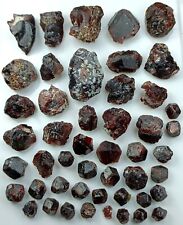 70g Etched Spessartine Garnet Crystals with Nice Formation ( 45 PCs ) - Pakistan picture