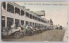 The Casino & Ocean Boulevard - Hampton Beach, New Hampshire Postcard. Posted picture