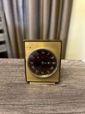 Vintage Hamilton 8 Day 7 Jewel Desk Clock Swiss Made Ticking  picture