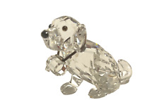Swarovski Silver Crystal St Bernard Puppy Dog W/ Box picture
