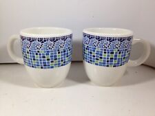 Pair of Pier 1 SUMMERLIN Coffee Mugs picture