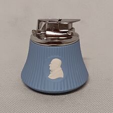 Wedgwood Winston Churchill Ronson Table Lighter Jasperware Blue (Lavender) picture