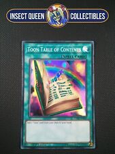 Toon Table of Contents DASA-EN043 1st Edition Super Rare Yu-Gi-Oh picture