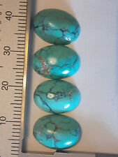  Turquoise 4 Gorgeous Spiderweb Cabs 10 x 14 mm Awesome Colors MAKE OFFERS picture
