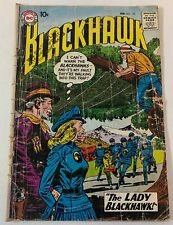 1959 DC Comics BLACKHAWK #133 ~ 1st Lady Blackhawk ~ low grade reading copy picture
