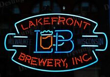 New Lakefront Brewery WI B Beer Bar Light Lamp Neon Sign 24